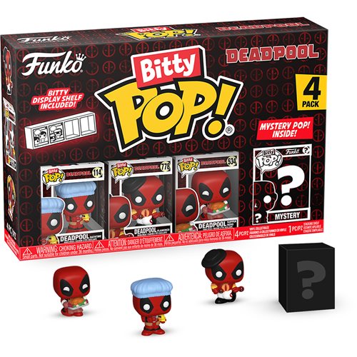 PRESALE | Funko Bitty Pop! - Marvel - Deadpool Bathtime - Four Pack Vinyl Figures