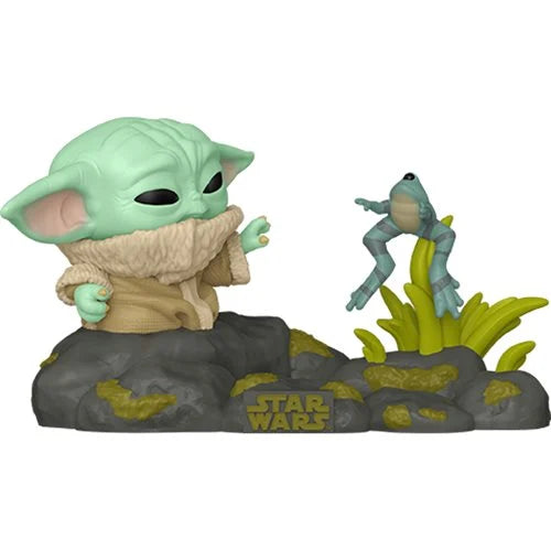 PRESALE | Funko POP! Deluxe - Star Wars: The Mandalorian Grogu with Frog Vinyl Figure #721
