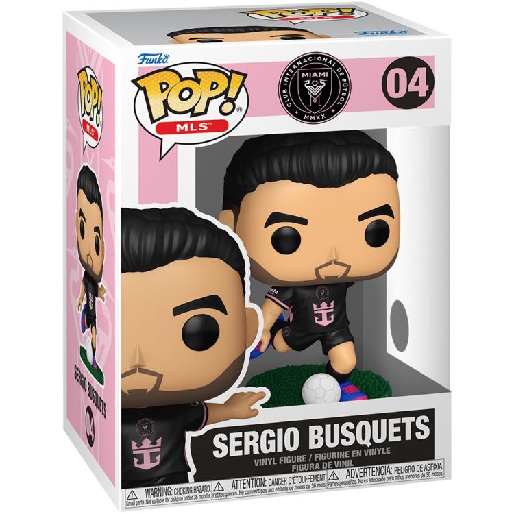 Funko POP! MLS: Club Internacional De Futbol Miami - Sergio Busquets #04 (Away)