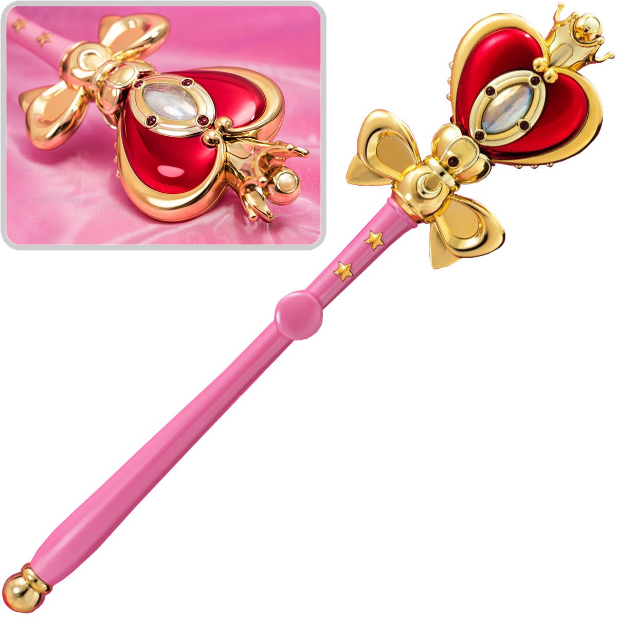 PRESALE | Sailor Moon - Proplica - Replica - Spiral Heart Moon Rod - 1/1 (Bandai)