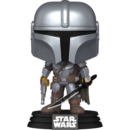 PRESALE | Funko POP! Star Wars: The Mandalorian - The Mandalorian with Darksaber #663 Vinyl Figures