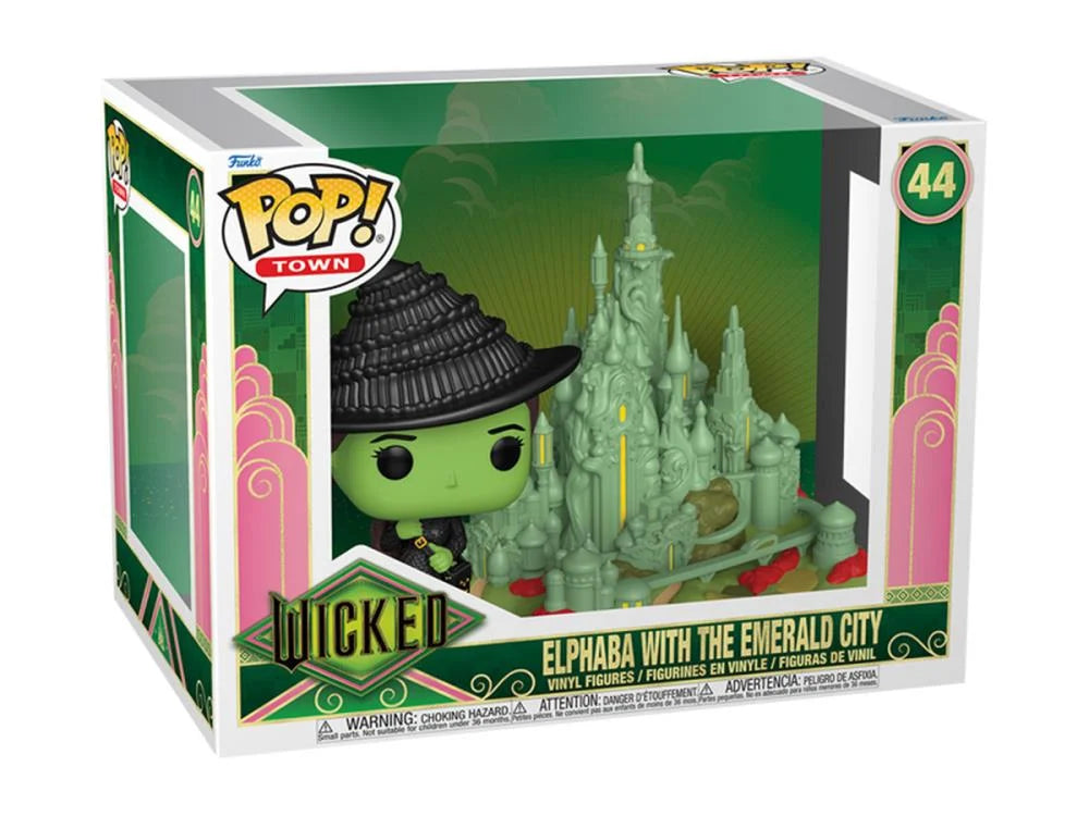 Funko Pop! Town: Wicked - Elphaba with Emerald City #44