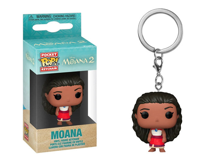Moana 2 Moana Red Skirt Funko Pocket Pop! Keychain - Disney Vinyl Keychain