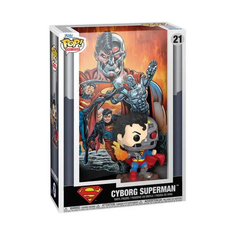 Funko Pop! Comic Covers: DC Comics - Reign of The Supermen - Cyborg Superman #21