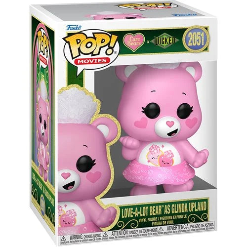 Funko POP! Movies: Care Bears x Wicked - Love-a-Lot Bear as Glinda Upland #2051