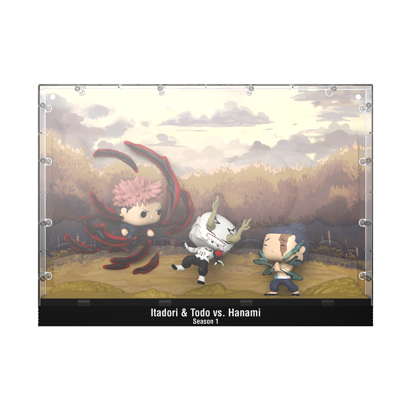 PRESALE | Funko POP! Moments Deluxe: Jujutsu Kaisen Season 1 - Itadori & Todo vs. Hanami Moment #06