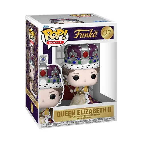 Funko POP! Royals: Queen Elizabeth II #07 (Premium) (Coronation)