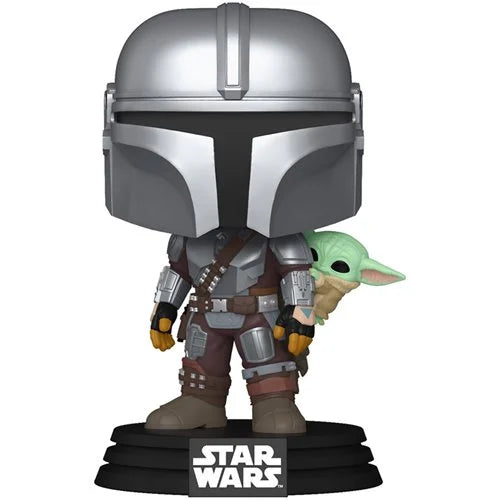 Funko POP!: Star Wars - Mandalorian with Grogu #818