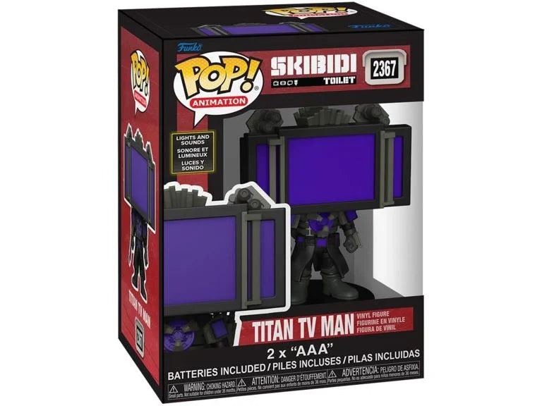 Funko POP! Animation: Skibidi Toilet - Titan TV Man #2367 (Lights and Sounds)