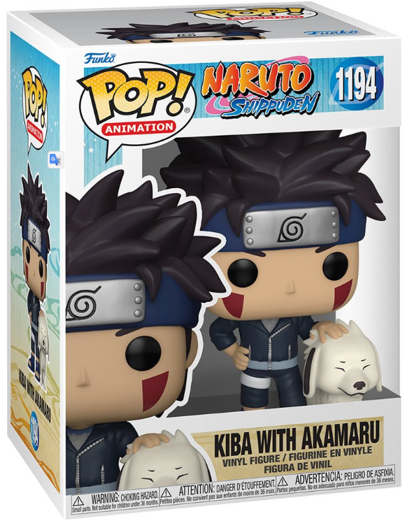 Funko POP! Animation: Naruto Shippuden - Kiba with Akamaru #1194