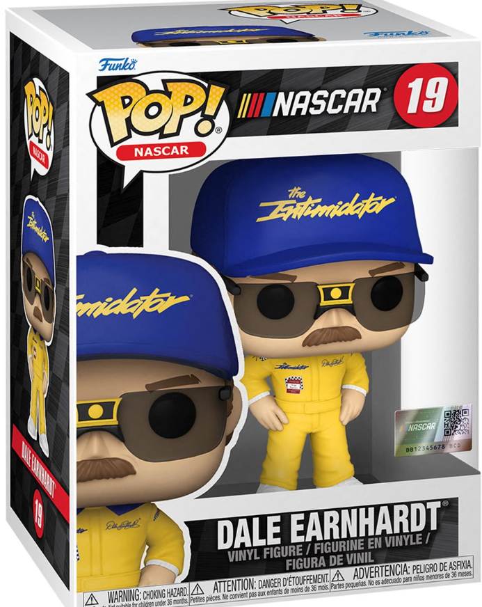 Funko POP! NASCAR: Nascar -Dale Earnhardt Sr. #19 (Yellow Wrangler Uniform)