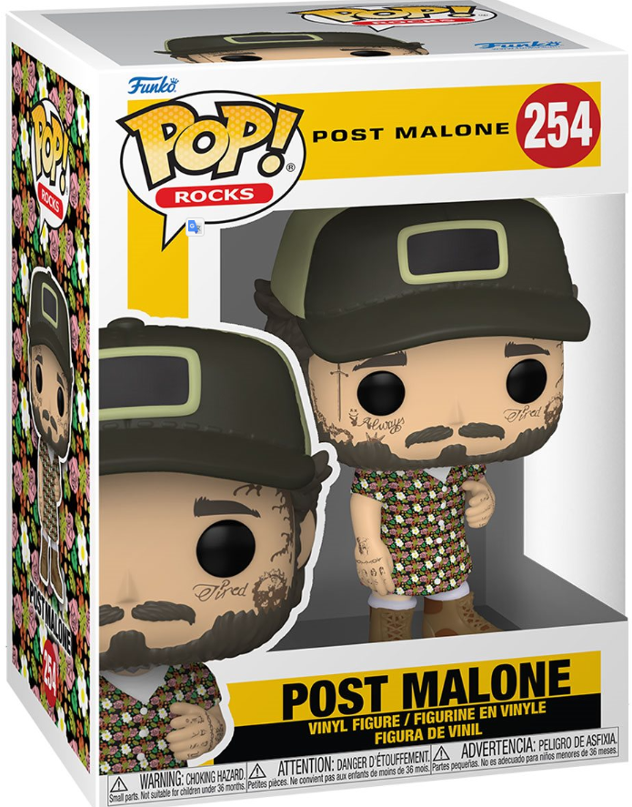 Funko POP! Rocks: Post Malone - Post Malone #254 (Sundress)