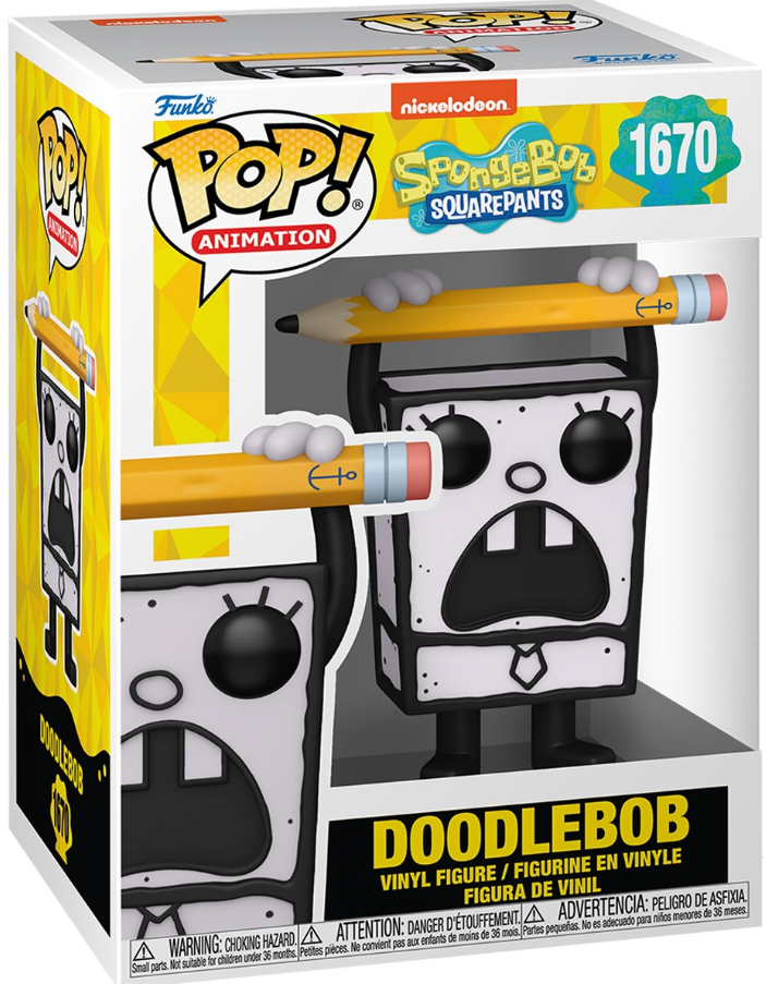 Funko POP! Animation: SpongeBob SquarePants - DoodleBob (25th Anniversary) (Nickelodeon) #1670