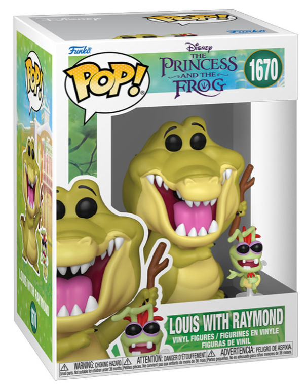 Funko POP!: Disney The Princess and the Frog - Louis with Raymond #1670