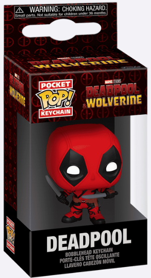Funko Pocket POP! Keychain: Deadpool & Wolverine Deadpool (with Swords) (Marvel Studios)