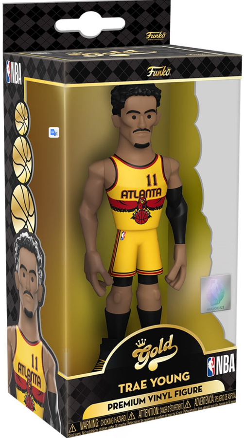 Funko: Gold - Trae Young (Atlanta Hawks) (NBA) (Premium) (Chase) 5-inch