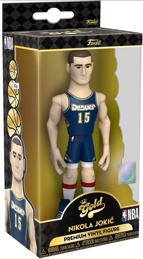 Funko: Gold - Nikola Jokic (Denver Nuggets) (NBA) (Premium) (Chase)5-inch