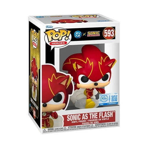 Funko POP!: Heroes: Justice League x Sonic the Hedgehog - Sonic as the Flash #593