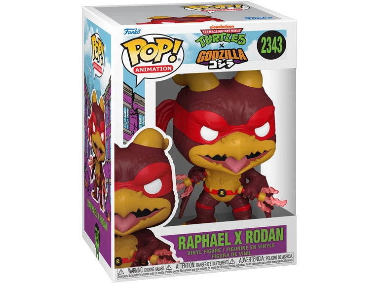 Funko POP! Animation: Teenage Mutant Ninja Turtles x Godzilla - Raphael x Rodan #2343