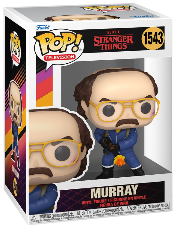 Funko POP! Television: Stranger Things - Murray (with Flamethrower) (Season 4) #1543