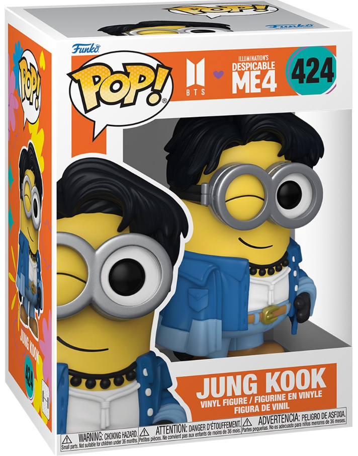 Funko POP!: BTS x Despicable Me 4 - Jung Kook (Minion) #424