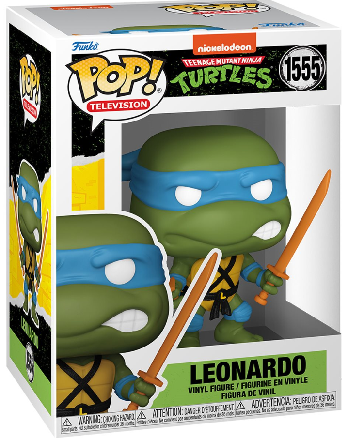 Funko POP! Television: Teenage Mutant Ninja Turtles - Leonardo (with Katana) #1555