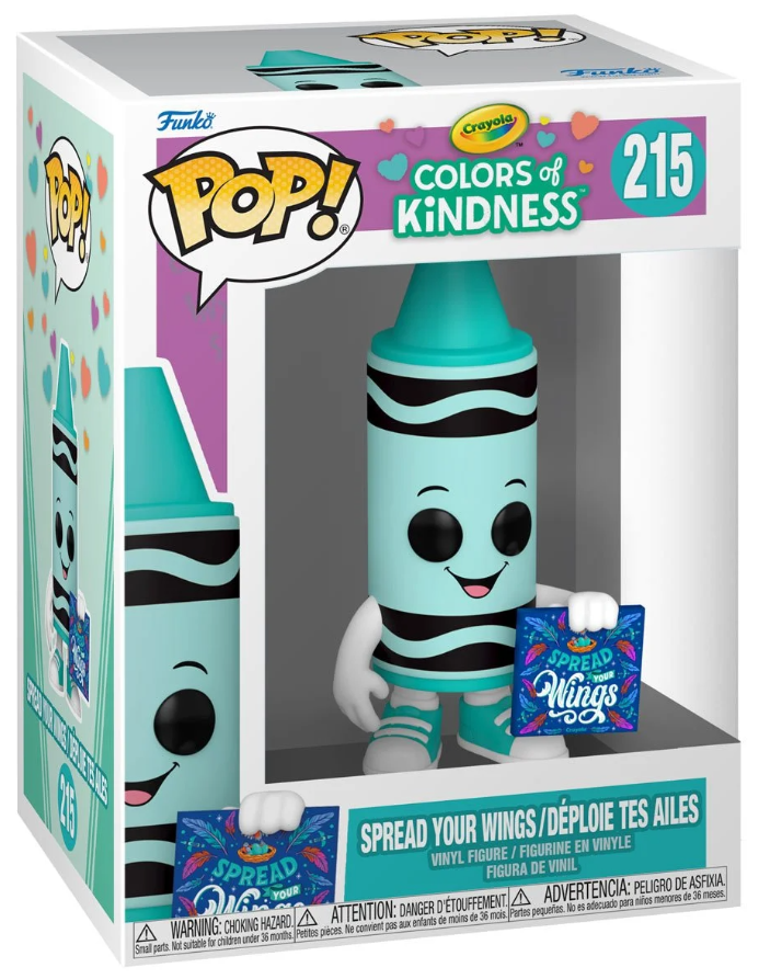 Funko POP!: Crayola Colors of Kindness - Spread Your Wings (Teal Crayon) #215