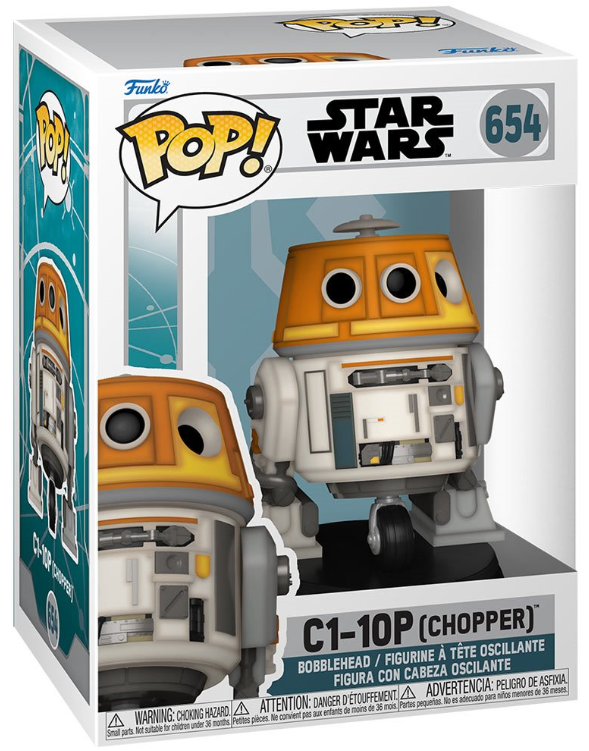 Funko POP!: Star Wars - C1-10P (Chopper) #654