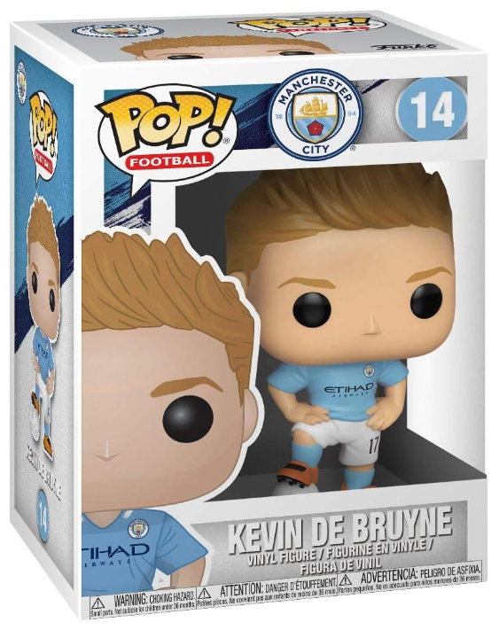 Funko POP! Football: Manchester City - Kevin De Bruyne #14