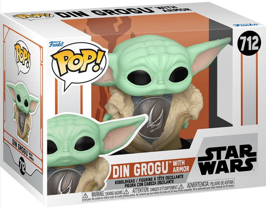 Funko POP!: Star Wars - Din Grogu with Armor (The Mandalorian) #712