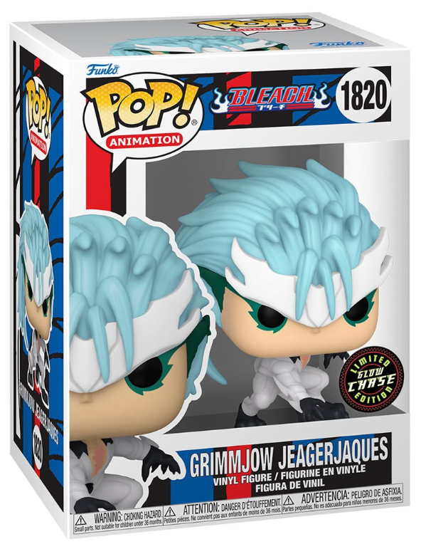 Funko POP! Animation: Bleach - Grimmjow Jeagerjaques #1820 (Limited Glow Chase Edition)