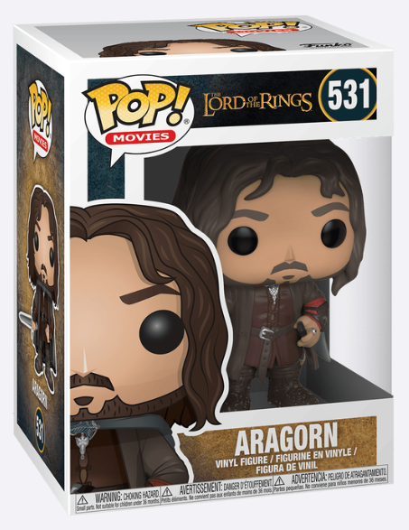 Funko POP! Movies: The Lord of the Rings - Aragorn #531