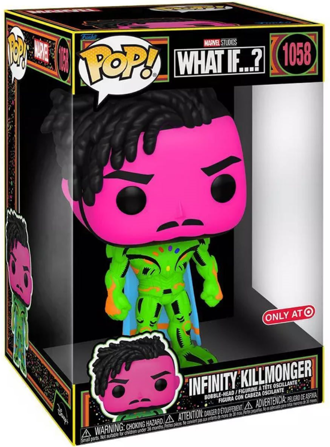 Funko POP!: What If...? - Infinity Killmonger #1058 (10-Inch) (Target Exclusive)