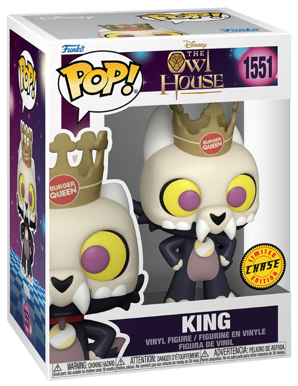 Funko POP!: The Owl House - King (Disney) #1551 (Limited Chase Edition)