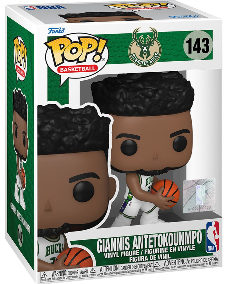 Funko POP! Basketball: Milwaukee Bucks - Giannis Antetokounmpo (NBA) #143