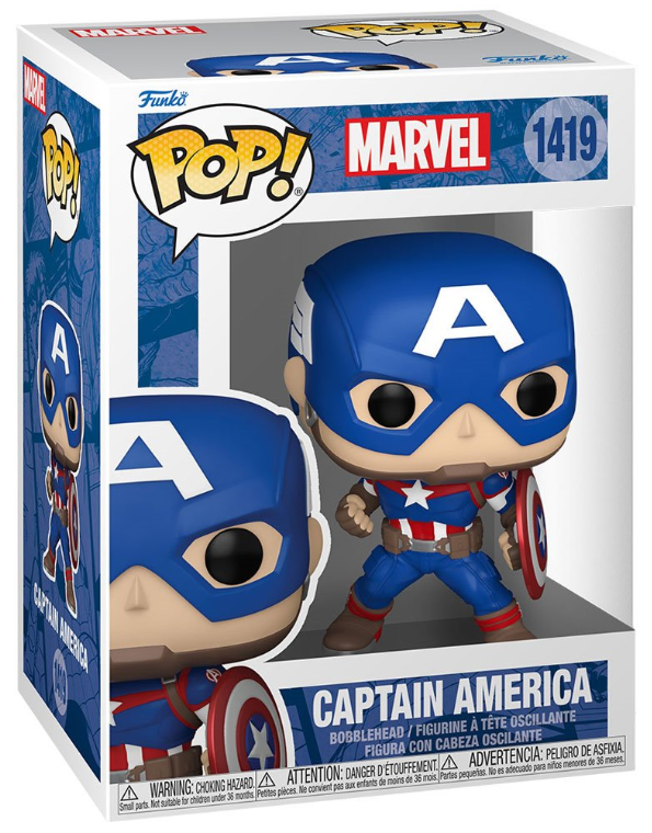 Funko POP!: Marvel - Captain America #1419 (New Classics)