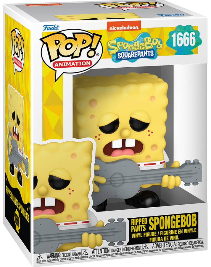 Funko POP! Animation: SpongeBob SquarePants - Ripped Pants SpongeBob (25th Anniversary) #1666