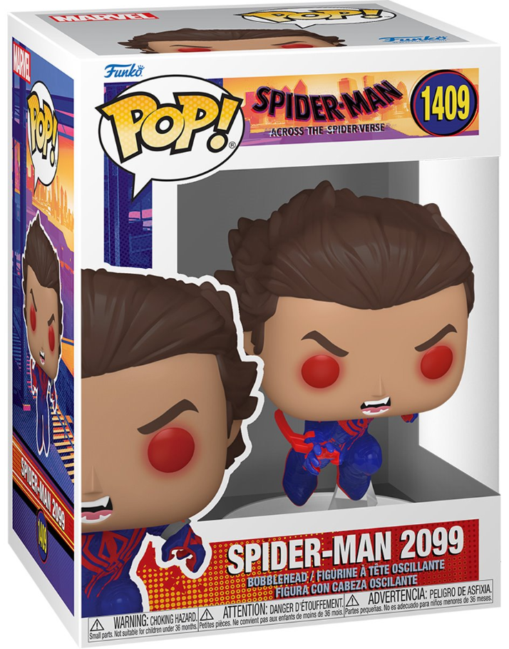 Funko POP!: Spider-Man Across the Spider-Verse - Spider-Man 2099 (Unmasked) #1409