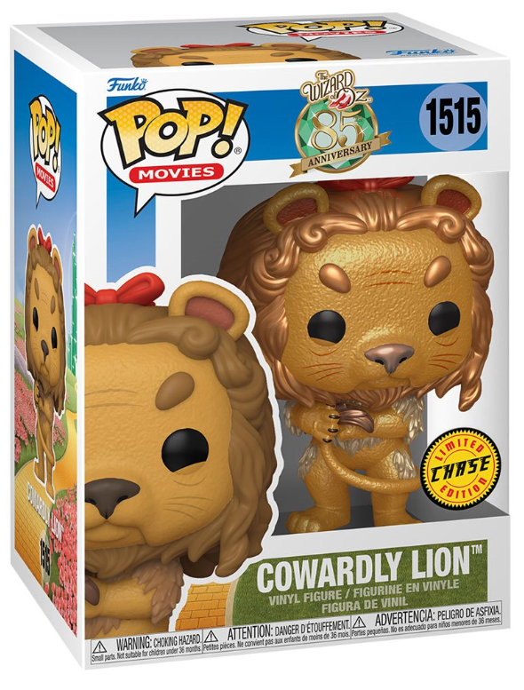 Funko POP! Movies: The Wizard of Oz 85th Anniversary - Cowardly Lion #1515 (Limited Chase Edition)