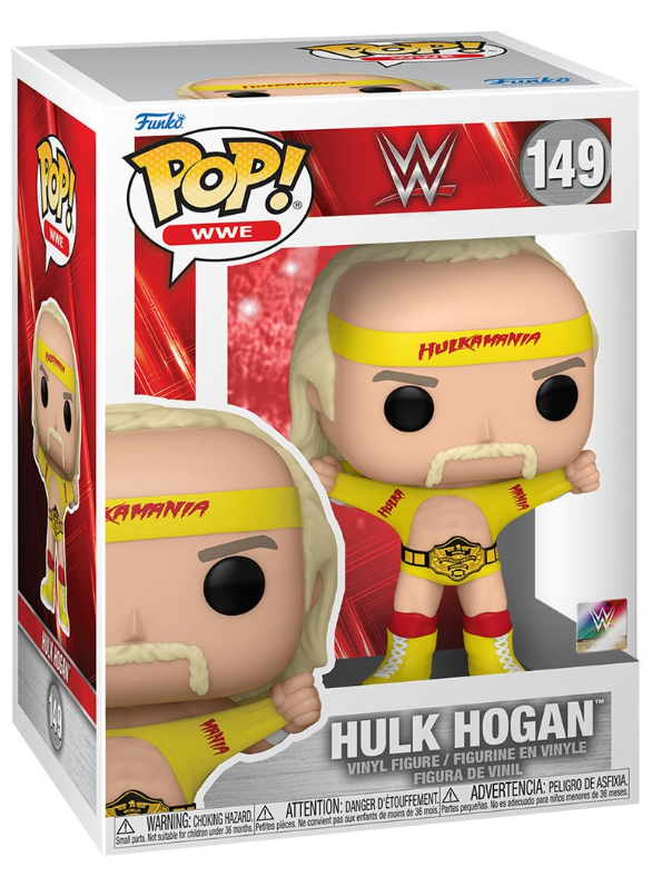 Funko POP! WWE: WWE - Hulk Hogan (Hulkamania with belt) #149