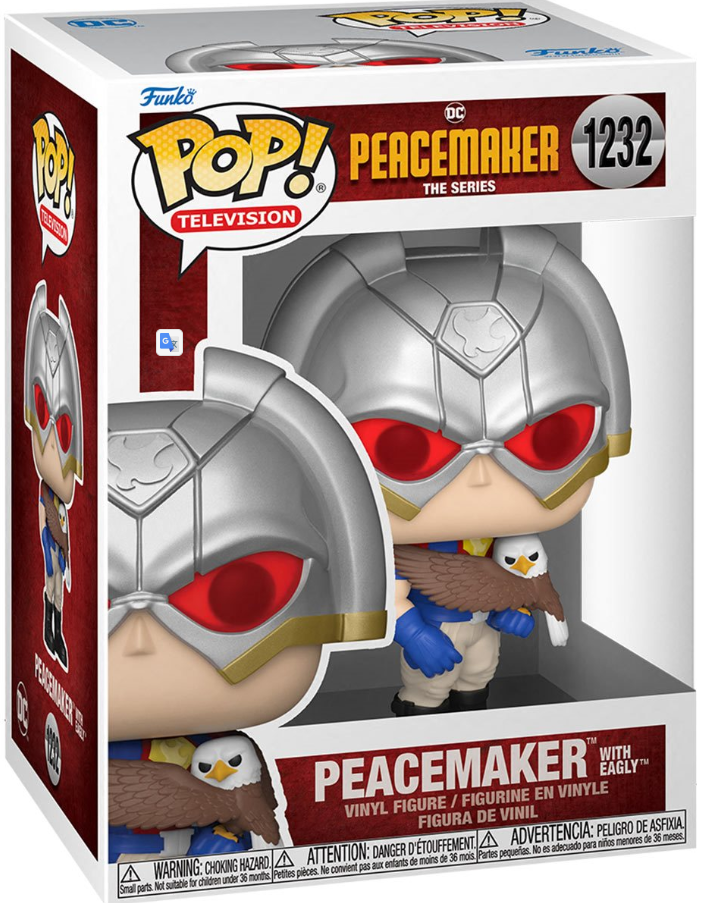 Funko POP! Television: DC Peacemaker The Series - Peacemaker with Eagly #1232