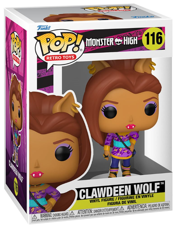 Funko POP! Retro Toys: Monster High - Clawdeen Wolf #116