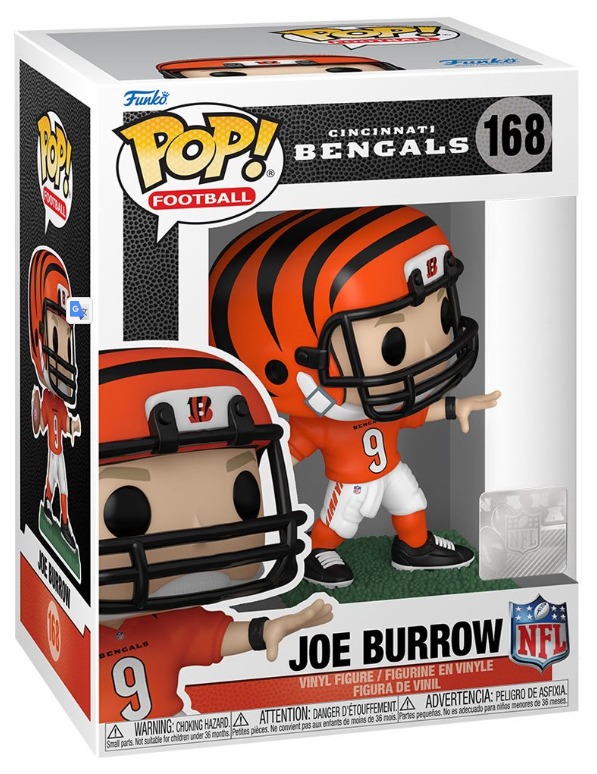 Funko Pop! Football: Cincinnati Bengals - Joe Burrow #168