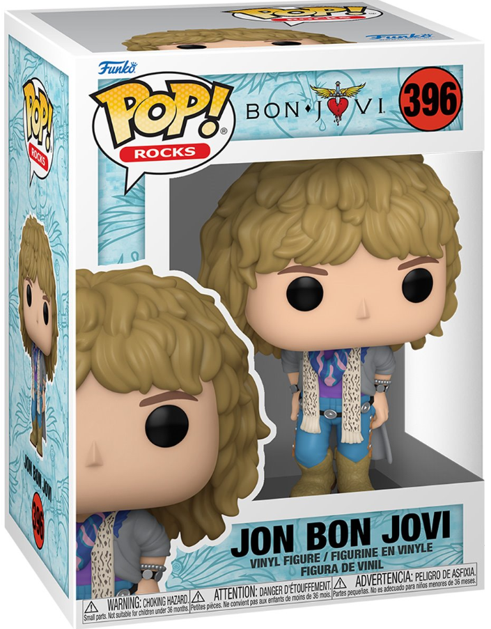 Funko POP! Rocks: Bon Jovi - Jon Bon Jovi (1980's) #396