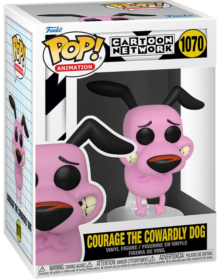 Funko POP! Animation: Cartoon Network - Courage the Cowardly Dog #1070
