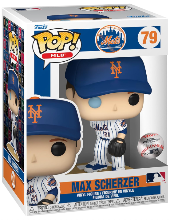Funko POP! MLB: Mets - Max Scherzer (Home Jersey) #79