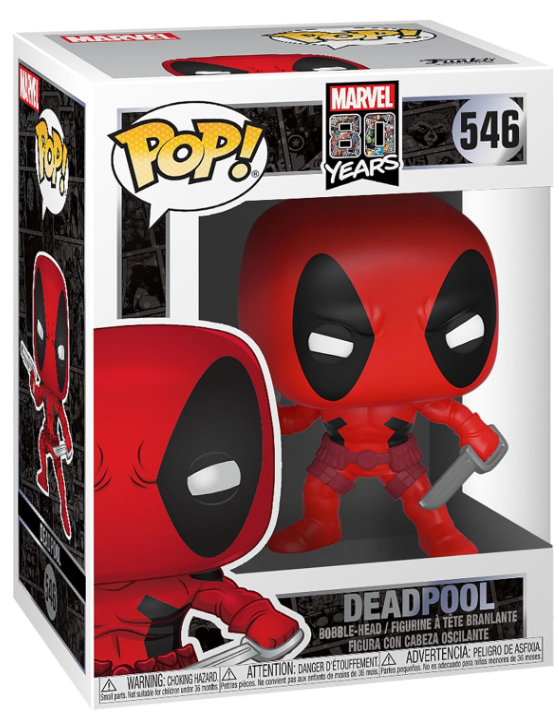 Funko POP!: Marvel 80 Years - Deadpool (First Appearance) #546