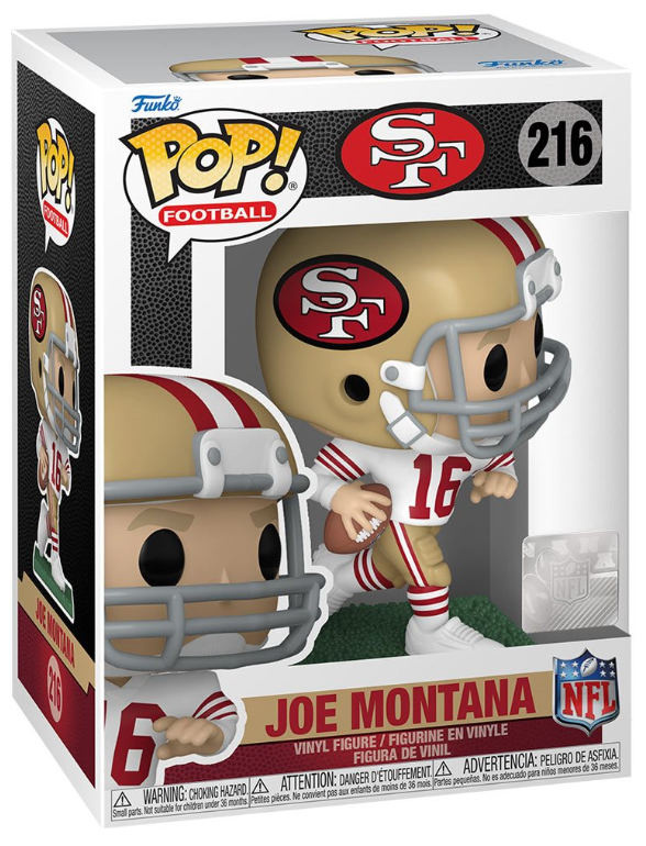 Funko POP! Football: SF 49ers Legends - Joe Montana (Away) #216