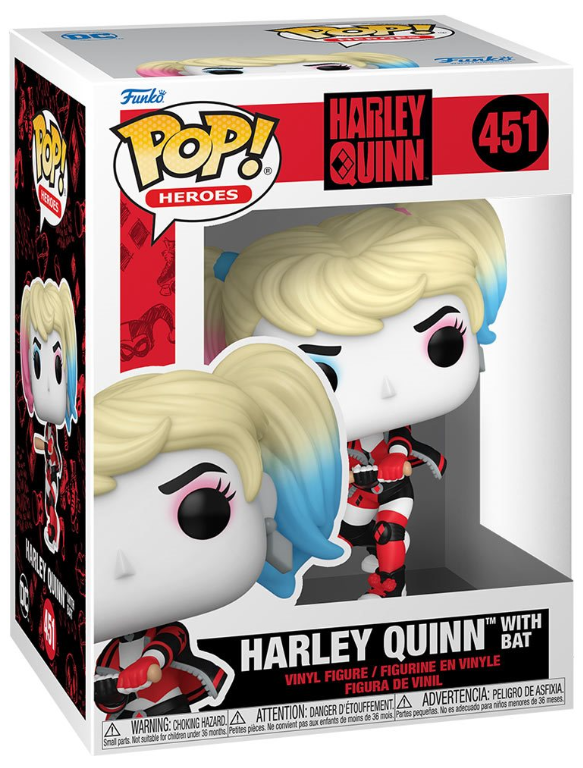 Funko POP! Heroes: Harley Quinn - Harley Quinn with Bat #451