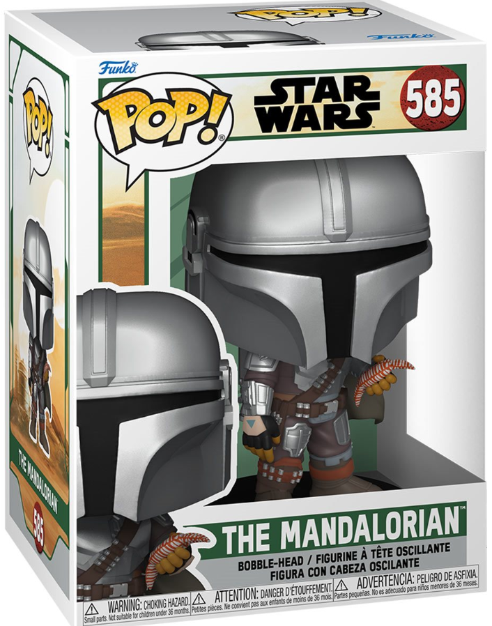 Funko POP!: Star Wars - The Mandalorian (with Pouch) #585
